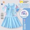 Traje de baño de una pieza para fiesta de huevos para niños Modelo nuevo 2025 Falda pantalón de natación de secado rápido para niñas Falda pantalón de natación para niñas Ropa de baño para niños pequeños
