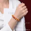 Contas Soltas de Cinábrio Cru, Contas Redondas de Areia de Cristal Dupla Cor, Acessórios para Artesanato DIY, Contas Espaçadoras, Cinábrio de Alto Teor Atacado