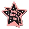 Venda Quente Desenho Animado Estrela Pvc Plano Decorativo Macio Aplique Acessórios de Cabelo Capa de Celular Estrela de Cinco Pontas DIY Acessórios de Joia