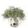 Hierba de Romero con Flores Artificiales Fabricante Decoración del Hogar Ramo de Boda Pared de Flores de Rosa Flores Falsas Ins Transfronterizo