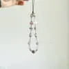 Nuevo Estilo Cordón Rosa Cadena para Teléfono Colgante para Cámara DIY Estilo Coreano Aleación Panda Correa para Teléfono