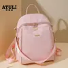Mochila de Tela Oxford Nueva 2025 Mochila Textil Casual de Moda Combinable Simple para Exterior Bolsa de Viaje para Mujer