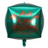 Globo de aluminio con diseño de bola redonda, campana y bola cuadrada 4D de 22 pulgadas para Navidad transfronteriza de Amazon.