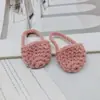 Bolsa tejida a mano para bricolaje Bolsa para auriculares Bluetooth Accesorios para ropa Mini bolsa pequeña tejida de lana