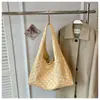 Bolso de Hombro Nuevo Estilo Coreano Ins de Puntos Negros y Blancos 2025 para Mujer, Bolso de Mano Versátil de Moda, Bolsa de Compras con Diseño Único