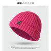 Touca de Tricô para Mulheres Outono e Inverno Nova Estilo Japonês Versátil Nicho Street Retro Cor Sólida Touca Melão para Homens Tendência