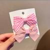 Horquilla de lazo para niña, bonita diadema de princesa, accesorio para el pelo de bebé coreano de otoño e invierno, accesorios para el pelo de pico de pato
