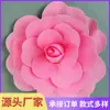 Fondo de Pared de Rosas Pe Simuladas Personalizado por el Fabricante Decoración de Ventana Foto Pisos Simulados Base Espuma Rosas
