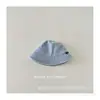 Bordado Coreano Infantil Pescador Mariposa Mezclilla Lavada Sombrero de Pescador Estilo Occidental Todo-partido Vintage Visera Protector Solar Anti-sol Gorra