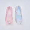 2024 Nuevos Zapatos de Gelatina Melissa Melis*A Nido de Pájaro Lazo Corona Zapatos de Princesa Zapatos de Playa Fragantes Mujer