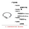 Pulsera de Hueso de Dragón Vajra Estilo Étnico para Hombres, Pulsera de Mano Versátil Tejida de Plata Tailandesa de Moda Inspirada en lo Retro Personalizable