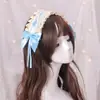 Barraca atacado Faixa de cabelo Lolita Headdress de menina japonesa fofa Acessórios de cabelo Lolita Cosplay empregada Faixa de cabelo de renda