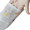 Calcetines Finos de Verano para Mujer, Calcetines Invisibles Transpirables de Silicona Antideslizantes, Calcetines Tipo Boat de Moda