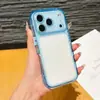 Case de Telefone para iPhone 18 PRO em Acrílico Colorido Translúcido, Tipo Cream Puff, com Borda Arredondada e Furos Finos, Case com Proteção contra Quedas para Apple 17