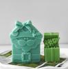 Nueva Caja de Regalo de Navidad Decoraciones Adornos Molde de Silicona Bolsa de Regalo de Navidad DIY Molde para Vela de Aromaterapia