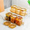 Caja de almacenamiento de especias, botella de condimento de pimienta seca, condimento de pimienta sellada, material grande, cocina, tarro de condimento de canela octogonal, traje