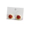 Shangren Shanghe pendientes de perlas rojas nuevos de otoño e invierno, aguja de plata s925, estilo coreano, pendientes elegantes de alta calidad para mujer