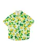 Camisas Florales de Comercio Exterior Transfronterizo, Manga Corta, Unisex, Estilo Pareja, Estilo Vacaciones en la Playa, Festival Songkran, Camisas Tailandesas, Chaquetas