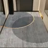 Felpudo antiadherente ultrafino de 1 mm, felpudo de entrada sin mantenimiento, alfombra de recibidor, alfombrilla para pies de banco para cambiarse los zapatos de PVC lavable