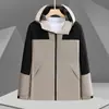 Chaqueta exterior con logo personalizado, chaqueta con capucha unisex, abrigo de trabajo, ropa de trabajo para montañismo bordada, cortavientos e impermeable