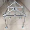 Estrutura de solário em tubo quadrado, cobertura de carro externa de auto montagem, conectores de toldo, prateleiras, conectores de andaime