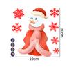 Nueva Serie Navideña Dibujo Animado Corona Papá Noel Muñeco de Nieve Calcomanía para Interruptor Dormitorio Sala de Estar Decorativa Calcomanía de Pared