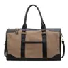 Bolso de Hombro Tipo Tote Casual de Gran Capacidad para Viajes Diarios de Mujer 2025 Invierno Nuevo de Moda Ligero de Lona con Contraste Color Hombro Cruzado