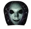 Capa de encosto de cabeça de carro com design de fantasma de terror, fronha de carro, capa de assento à prova de poeira, pode ser personalizada com sua própria imagem como capa de apoio para cabeça e pescoço