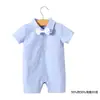 Ropa de bebé verano ropa de bebé clase a recién nacido un año caballero mameluco de manga corta enterizo ropa para niños