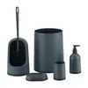 [Ventas directas de fábrica] suministro de kit de baño de plástico, 5 juegos de productos de baño, hermoso y elegante