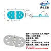 Acero Inoxidable 304 Bisagra Engrosada de Alta Resistencia Industrial Bisagra Plegable de Apertura Plana Bisagra abatible