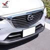 Adecuado para Mazda CX-3 cubierta frontal modificada carrocería galvanoplastia anticolisión tira decorativa moldura de malla superior media