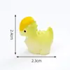 Boneca Dinossauro Colorida Nova Fofa Transfronteiriça Decorações DIY Fofas Acessórios Enfeites Pequenos para Carro Mesa