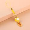 Pingente de Gato da Sorte de Cerâmica para Celular DIY Corrente para Celular Pingente Atrai-Riqueza Gato da Sorte Criativo Traz- Bênçãos Pingente de Bolsa para Celular Pen Drive