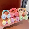 Gomas elásticas para el pelo tipo toalla de alta elasticidad para niños, diademas no dañinas, sujetadores especiales para coletas para niñas, accesorios para el pelo versátiles