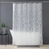 Cortina de Chuveiro Semitransparente Cubo d'Água 3D, Cortina Impermeável, Antiaderente, Espessa, Resistente a Mofo, Cortina de Banheiro, Divisória de Banheiro, Frete Grátis