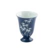 Miyan polvilhando azul cerâmica artesanal fragrância xícara de chá retrô xícara de chá de pé alto doméstico Xícara Mestra xícara única simples