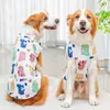 Roupas novas de seda gelada para primavera e verão para cães grandes, golden retrievers, gatos, vestuário e acessórios para animais de estimação, roupas para cães, coletes elásticos