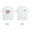 Algodón Puro Peinado, Camisetas Especiales a Juego para Pareja, Nuevo Estilo de Verano, Tendencia Nicho Manga Corta