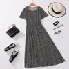 Gran Venta de Liquidación Ropa para Madres del Sudeste Asiático, Faldas Largas Florales para Mediana Edad y Mayores, Vestidos Ajustados Estilo Coreano, Faldas de Playa de Cintura Alta