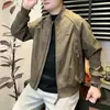 Nueva chaqueta de béisbol retro de otoño para hombre, cómoda y casual, chaqueta de vuelo versátil