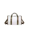 Moda Nova Primavera 2026 Estilo Coreano Ins Bolsa de Mão de Lona de Grande Capacidade Bolsa de Ombro para o Trabalho Bolsa Tote de Cor Contrastante