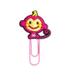 Clip de Papel Grande Sanrio Suministros de Oficina Clip de Papel Creativo Lindo Aguja en Forma de U Dibujos Animados de PVC Marcador de Páginas Colorido