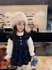 Vestido Outono Novo Estilo para Meninas 26 Novo Conjunto de Duas Peças Saia Camisa Infantil Roupas de Outono para Bebê Manga Longa Saia Princesa