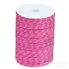 Paquete de 100m Paracord de 7 Hilos para Exteriores 4mm Hilo para Tejer Pulseras de Paracord Entusiastas Militares Paracord de Supervivencia de 7 Hilos