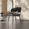 Silla de comedor simple, de alta gama, de lujo ligero, estilo chino, para uso doméstico, silla premium para isla de cocina con reposabrazos, respaldo con cojín suave, adecuada para hoteles y conversaciones informales