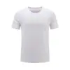 Nova Camiseta Redonda de Seda de Gelo Secagem Rápida Manga Curta Esportiva Estilo Igual para Homens e Mulheres Venda Direta da Fábrica Logo Estampado Atacado