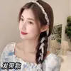 Faixa de Cabelo Trançada Floral Super Fada Retrô para Mulheres, Faixa de Cabelo de Fita All-In-One de Alta Moda, Lenço de Seda, Prendedor de Cabelo, Acessórios de Cabelo, Faixa de Cabelo