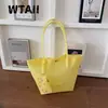Bolsa de gelatina súper popular para mujer de verano, nuevo modelo 2026, bolso de mano tipo cesta de gran capacidad, bolso tote para hombro y axila