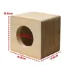 Caja de Audio de Madera, Subwoofer Hecho a Mano, Caja de Madera para Audio de Coche DIY, Caja Vacía, Cuerpo de Madera, Caja Doméstica de Madera Maciza